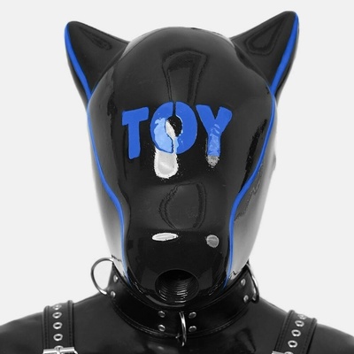 Furrjoi Silicone Patterned Ido Dog Drone Toy Blue Regular
