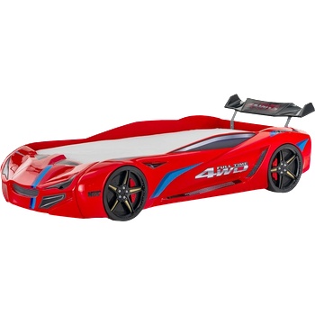 Carmen Детско легло TURBO CAP 90 x 190 - червено (3575430)