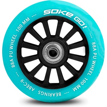 Soke GO 100 mm tyrkysové 2 ks