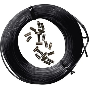 Epsealon комплект 25m черен монофил 160 с 10 бр. кримпи (EPS6K160)