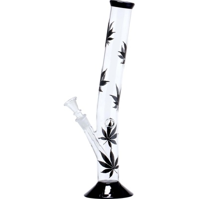Hemp Skleněný bong zahnutý 35 cm