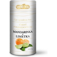 Dobrakava Čierny čaj s mandarínkou a limetkou 23 g