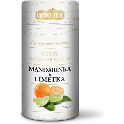 Dobrakava Čierny čaj s mandarínkou a limetkou 23 g