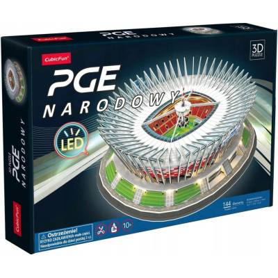 CubicFun 3D Puzzle Stadion PGE Narodowy Verze LED 144 ks
