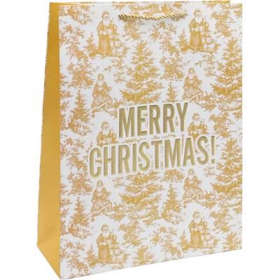 Due Esse Darčeková taška Merry Christmas 42x33x11 cm