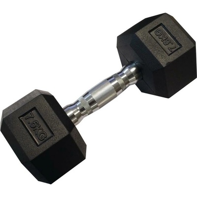 Kubisport Jednoruční šestihranná HEX činka 7,5 kg