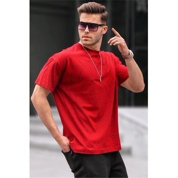 Madmext Мъжка тениска 6061 - Бордо #394478 (394478_Бордо)