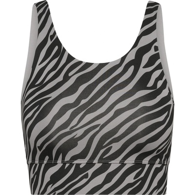Hey Honey Дамски спортен сутиен Hey honey Women's Bustier Zebra Sports bra - Black / Grey - размер XS (114-3339-0111)