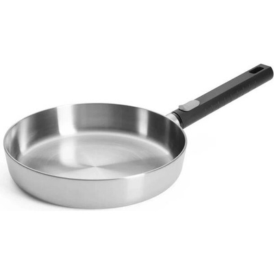 Woll Logic Steel Nerezová pánev s odnímatelnou rukojetí, 24 cm