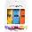Trender Каишки Trender - Trio Groove Silicone, 22 mm, 3 броя, жълта/синя/оранжеващ (TR-TRIO38)