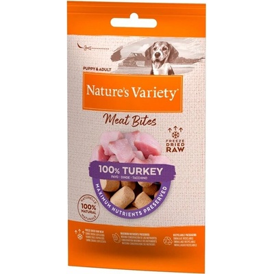 Nature's Variety lyofilizované morčacie kúsky 20 g