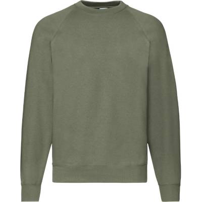 Fruit of the Loom Classic Raglan Sweat olivová