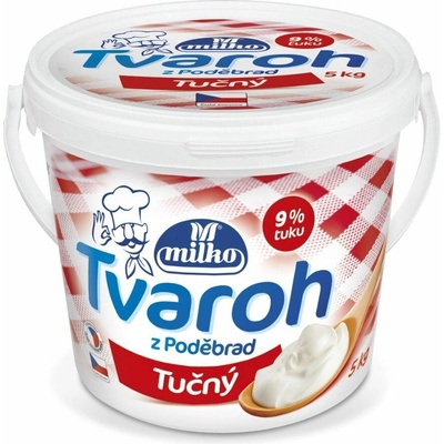 Milko Tvaroh tučný jemný 5 kg