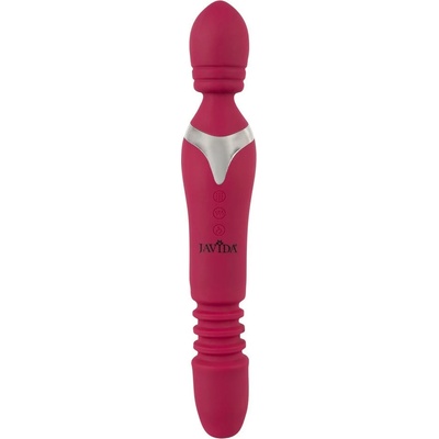 Javida Thrusting - 3в1 масажиращ вибратор (червен)