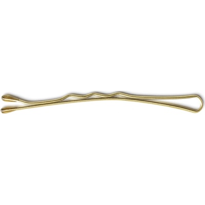 nezadaný Sponky 5 cm 50 ks - zlaté / blond - s guličkou