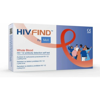 Meril HIV FIND Sebetest na detekci HIV z krve 1 ks