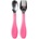 BabyJem Комплект виличка и лъжичка BabyJem - Pink (522)