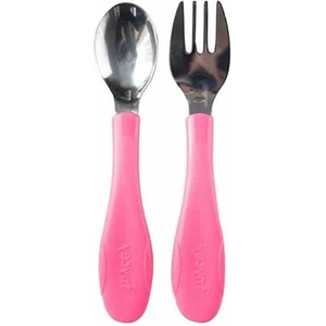 BabyJem Комплект виличка и лъжичка BabyJem - Pink (522) - baby