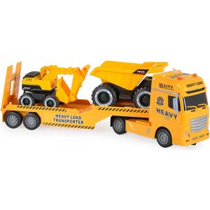 Jin Jia Toys Автовоз с багер и самосвал 666-68F (111774)