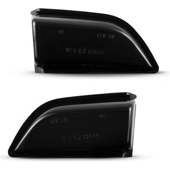 Image 1 of Диодни мигачи за странични огледала за Volvo XC60 (2008-2013) - опушени с бягащ мигач