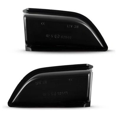 Диодни мигачи за странични огледала за Volvo XC60 (2008-2013) - опушени с бягащ мигач