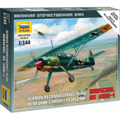 Zvezda Wargames WWII letadlo 6184 Henschel HS-126B 32-6184 1:144