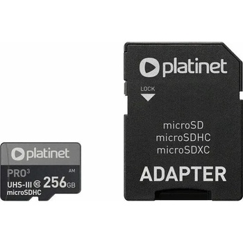 Image 1 of Platinet PRO 3 microSDXC 256GB UHS-III/C10 (PMMSDX256UIII)