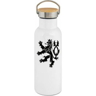 123TRIKO termoska Český LEV, černý tisk 500 ml