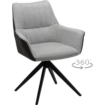 Carmen Трапезен стол dover - светлосив bf 5 (3532070)