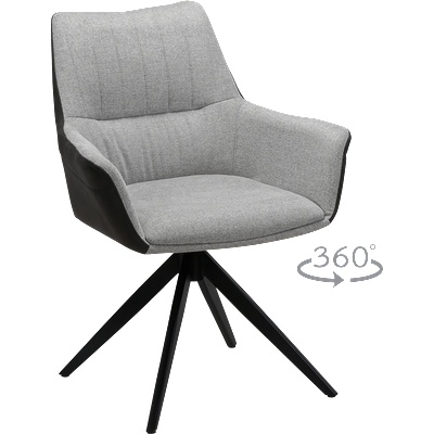 Carmen Трапезен стол dover - светлосив bf 5 (3532070)