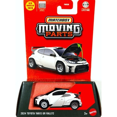 Matchbox Moving Parts 2024 Toyota Yaris GR Rally 2