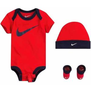 NIKE LN0072 short sleeve set - Red (University Red)