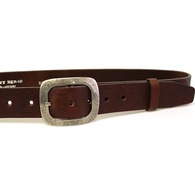 Penny Belts dámský kožený opasek EXKLUZIV 50-R43 tmavě hnědý