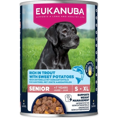 Eukanuba Senior bohatá na pstruha s batáty 400 g