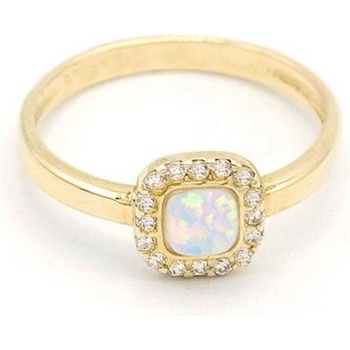 B&B Goldinvestic Zlatý opál se zirkony N5589