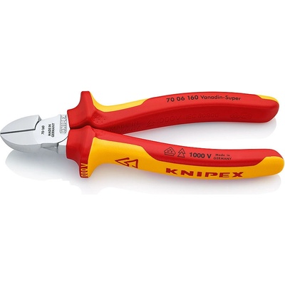 KNIPEX Kliešte štíkacie bočné do 1000V 160mm 7006160