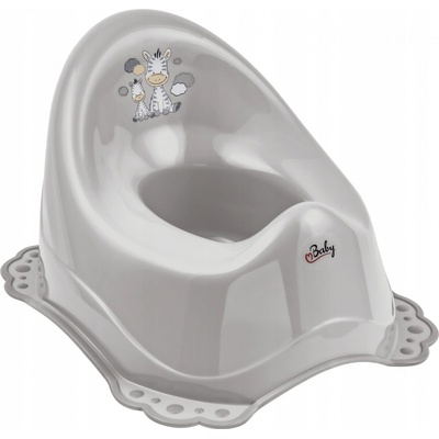 Maltex Nočník s melódiou zebra sivý