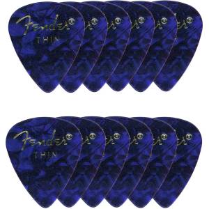 Fender Shape Premium 12 Blue Перце за китара (<![CDATA[1980351702]]>)