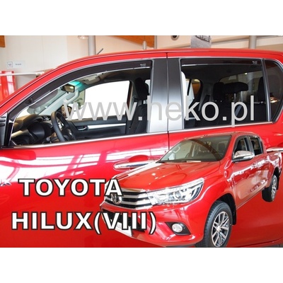 Deflektory Toyota Hilux, 2016 zadné