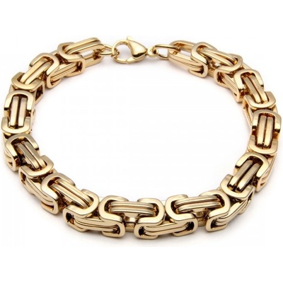 Impress Jewelry pánsky náramok z ocele Be Hard Gold BDS-1071-GLD