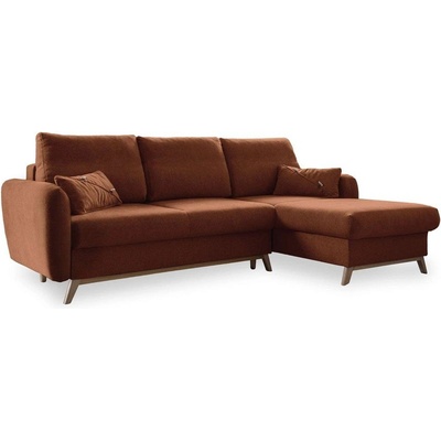 Miuform Оранжев ъглов разтегателен диван, десен ъгъл Scandic Lagom - Miuform (SCANDIC Lagom 2QBKL-LCR MAS409)