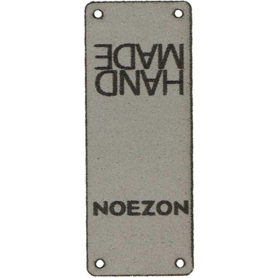 Kožený štítok Hand Made NOEZON zemitý hnedý