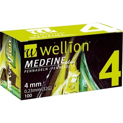 Wellion jehly MEDFINE PLUS 32Gx4 mm 100 ks inz.pera