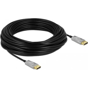 Delock Оптичен кабел Delock, Активен, DisplayPort 1.4, 8K, 25 m (DELOCK-85888) - cybertrade