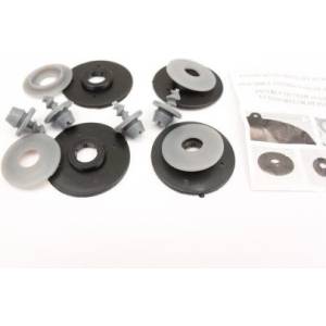  Гумени стелки за Golf 4 / Bora / Beetle / Jetta / Skoda Octavia 1 (1997-2010) / Seat Leon (1999-2005) / Seat T