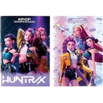 K-pop demon hunters Тетрадка A4 50 листа, мека корица K-Pop Demon Hunters Huntrix Lilac (364-02444)