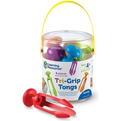 Learning Resources Pinzety Tri Grip sada 6 ks