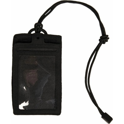 Mil-tec ID na doklady so suchým zipsom čierne