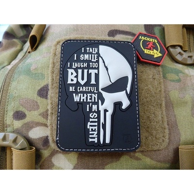 JACKETS TO GO Nášivka SILENT PUNISHER plastová velcro