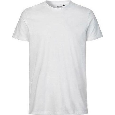 Neutral organické tričko v úzkém slim-fit střihu NE61001 bílá